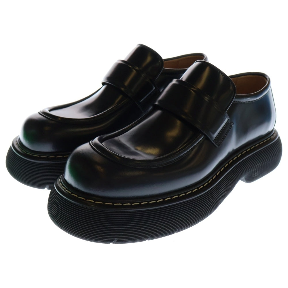 BOTTEGA VENETA(ボッテガヴェネタ) バウンス ローファー ブラック レザー #45 シューズ 靴 メンズ