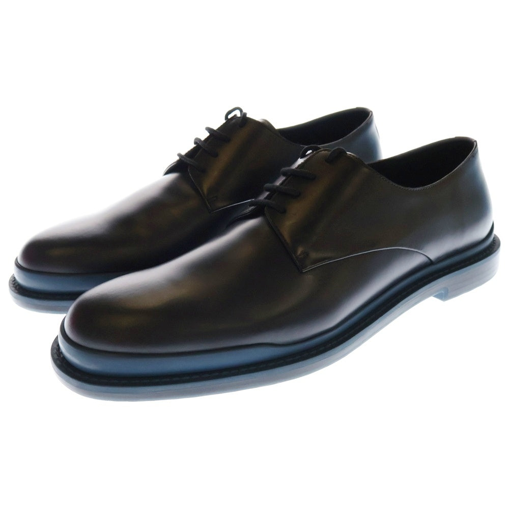 BOTTEGA VENETA(ボッテガヴェネタ) レースアップ ダービーシューズ ビジネスシューズ ブラック レザー #45 靴 メンズ