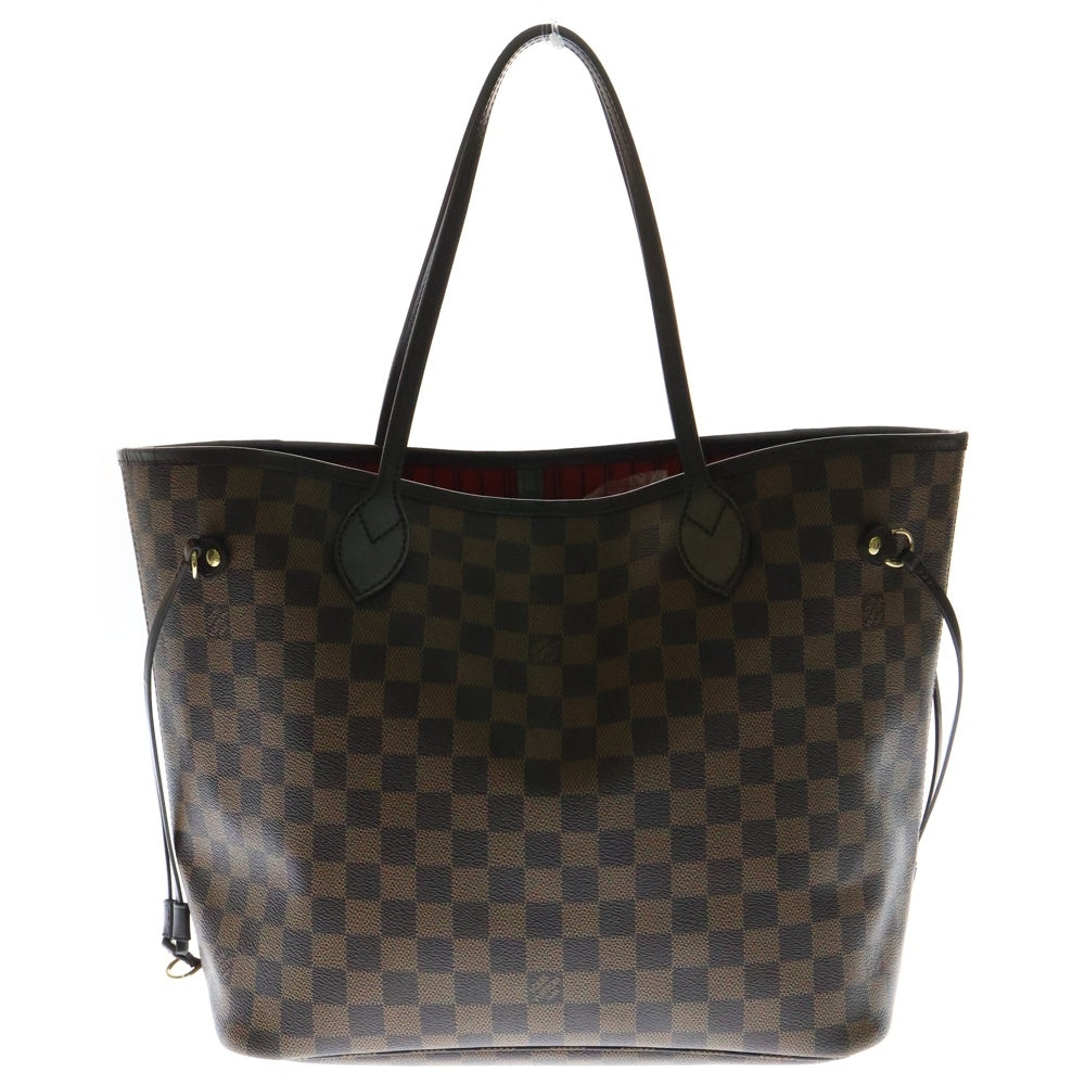 LOUIS VUITTON(ルイヴィトン) ダミエ ネヴァーフルMM トートバッグ ハンドバッグ ブラウン ゴールド金具 レザー×PVC N41358 新型