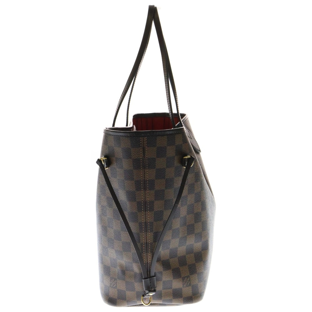 LOUIS VUITTON(ルイヴィトン) ダミエ ネヴァーフルMM トートバッグ ハンドバッグ ブラウン ゴールド金具 レザー×PVC N41358 新型
