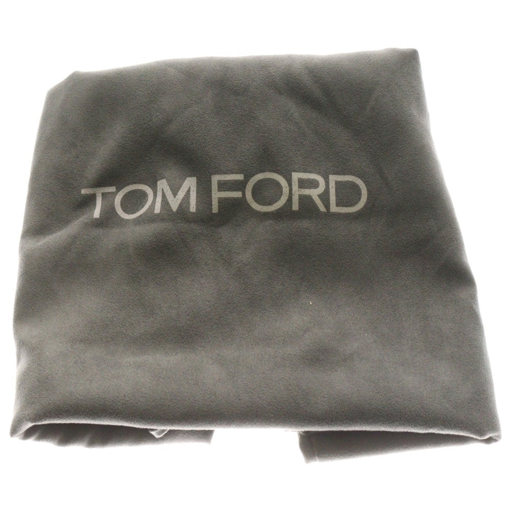 TOM FORD(トムフォード) Alix アリックス クラッチ ワンショルダーバッグ サイドジップ ゴールド金具 ブラウン/キャメル