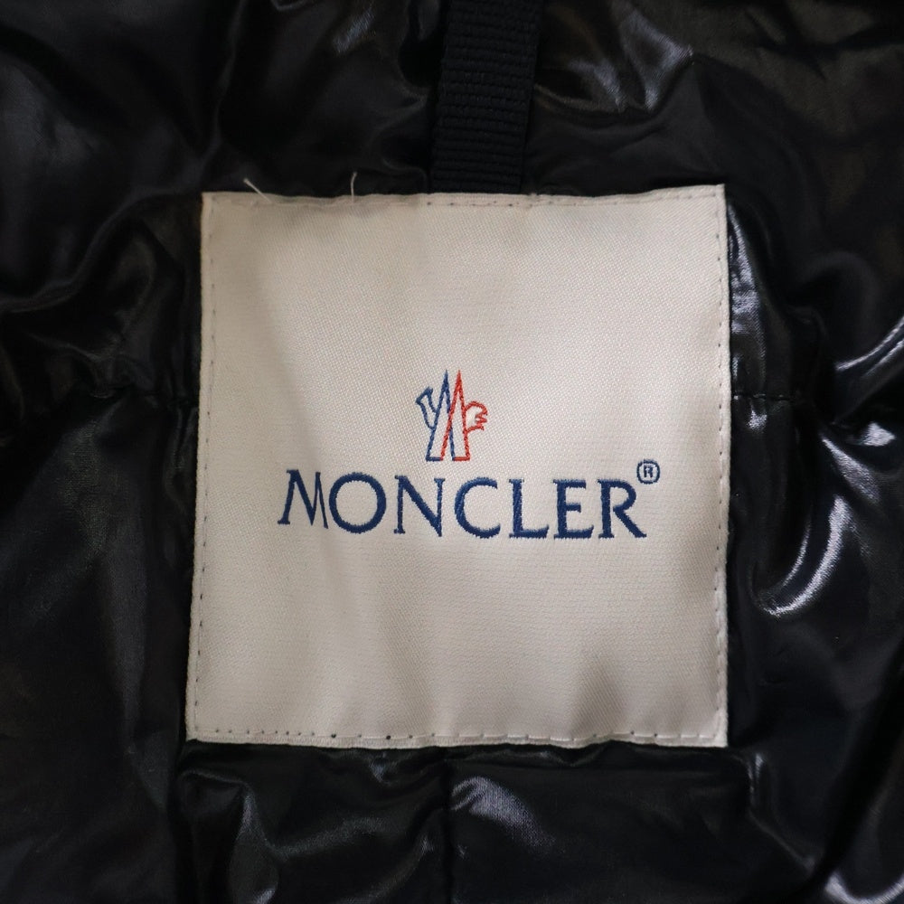 MONCLER(モンクレール) AMIENS アミアン ファー付き フーデッド ダウンジャケット ブラック レディース 920-093-45328-17