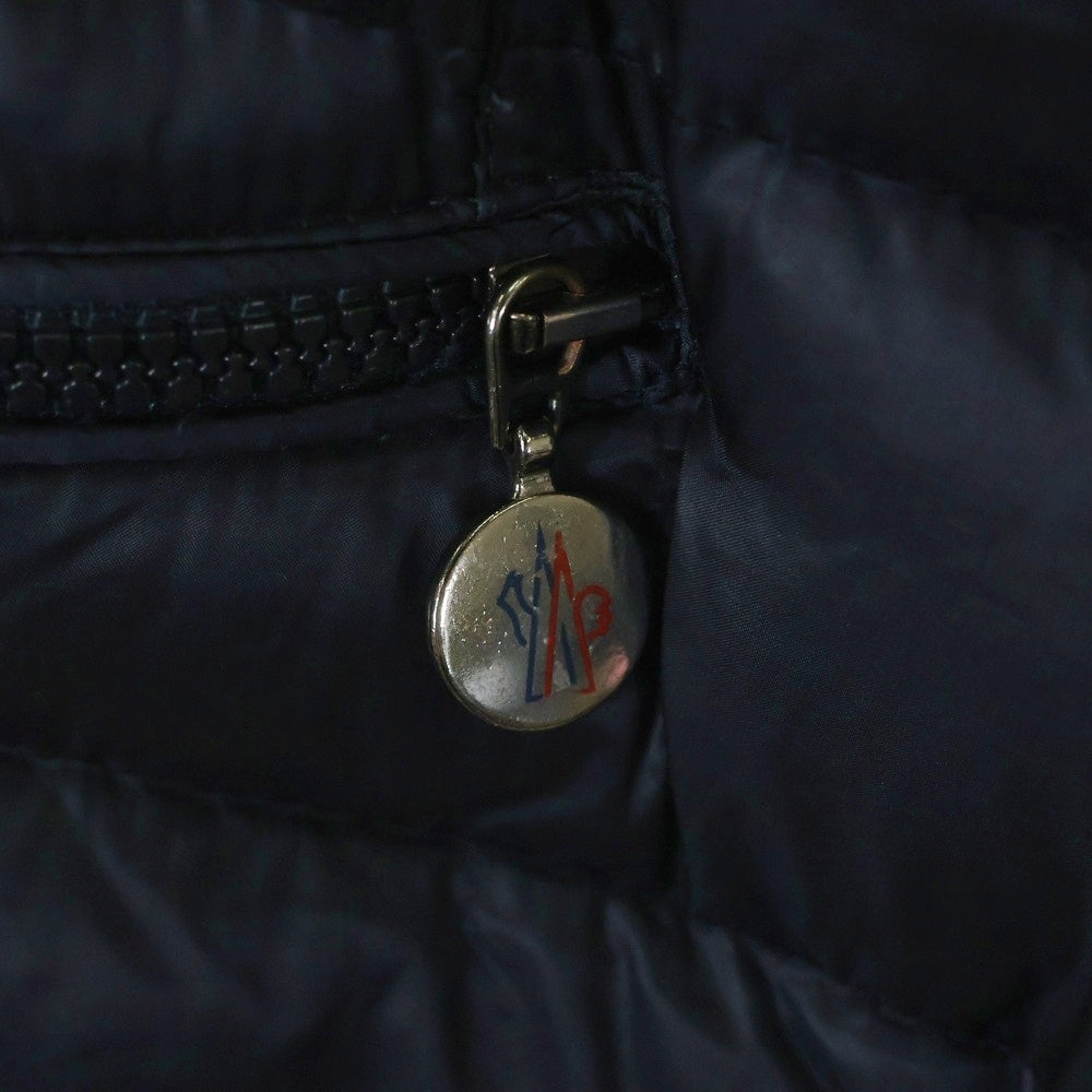 MONCLER(モンクレール) HERMINE GIUBBOTTO エルミン ジップアップ フーデッド ロング ダウン ジャケット コート ネイビー レディース 220934995705 53048