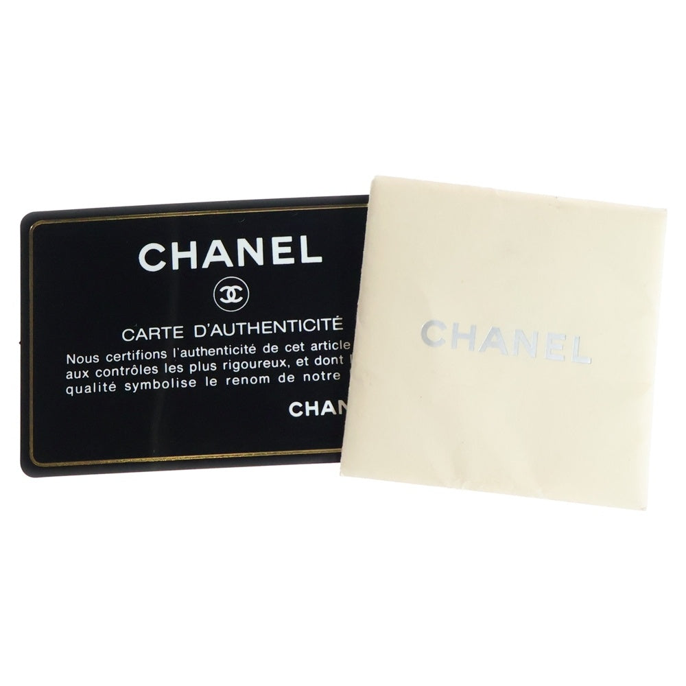 CHANEL(シャネル) ハーフムーン チェーンウォレット ショルダーウォレット ショルダーバッグ ミニバッグ ブラック シルバー金具 キャビア