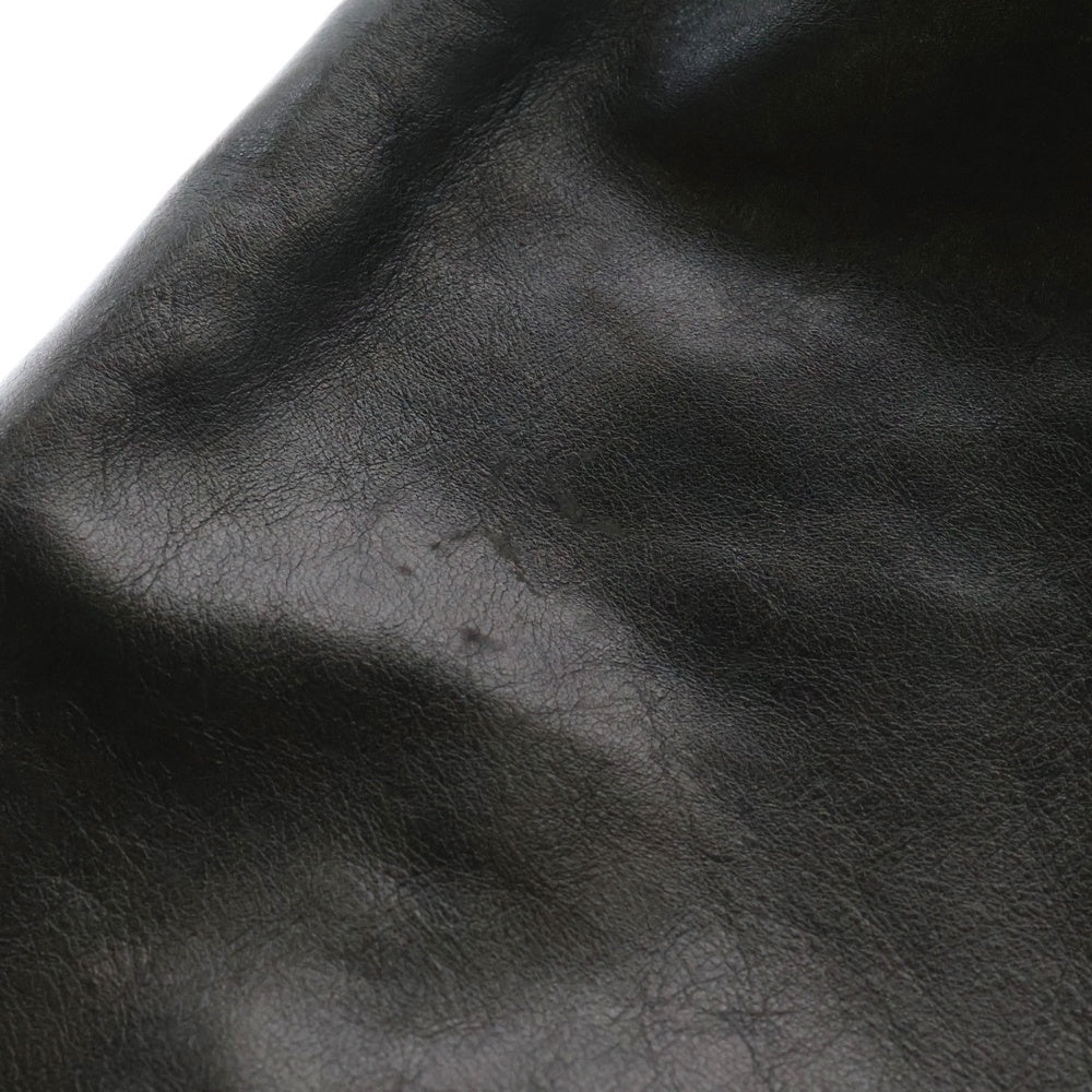 Maison Margiela 11(メゾンマルジェラ11) 四つタグ カレンダータグ ショルダー レザーハンドバッグ ブラック S36WG0151