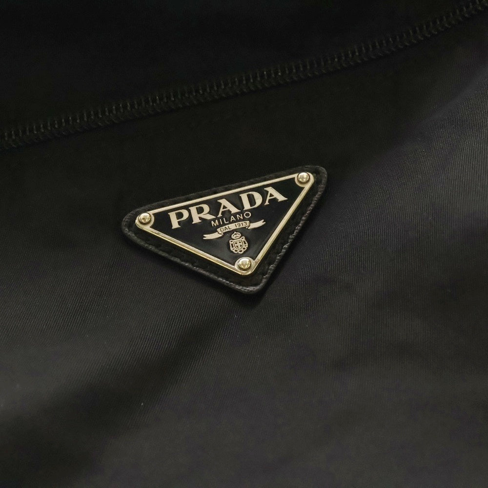 PRADA(プラダ) トライアングルロゴ 2WAY ナイロンハンドバッグ ビジネスバッグ ブラック