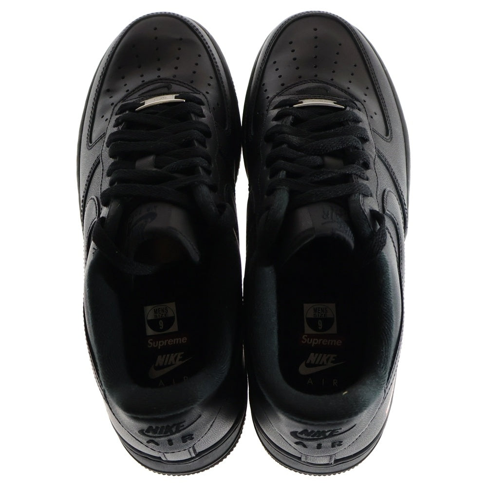 NIKE(ナイキ) ×SUPREME AIR FORCE 1 LOW CU9225-001 エアフォースワンロー ローカットスニーカー US9.5/27cm ブラック