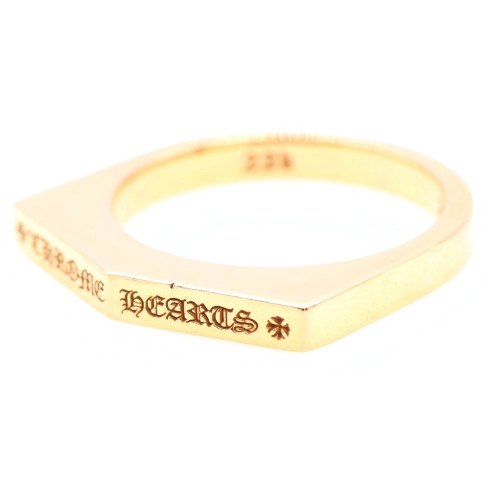 CHROME HEARTS(クロムハーツ) 22K PLUS LOGO RING プラスロゴリング ゴールド 指輪