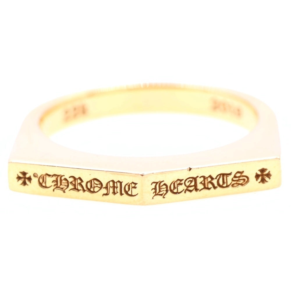 CHROME HEARTS(クロムハーツ) 22K PLUS LOGO RING プラスロゴリング ゴールド 指輪