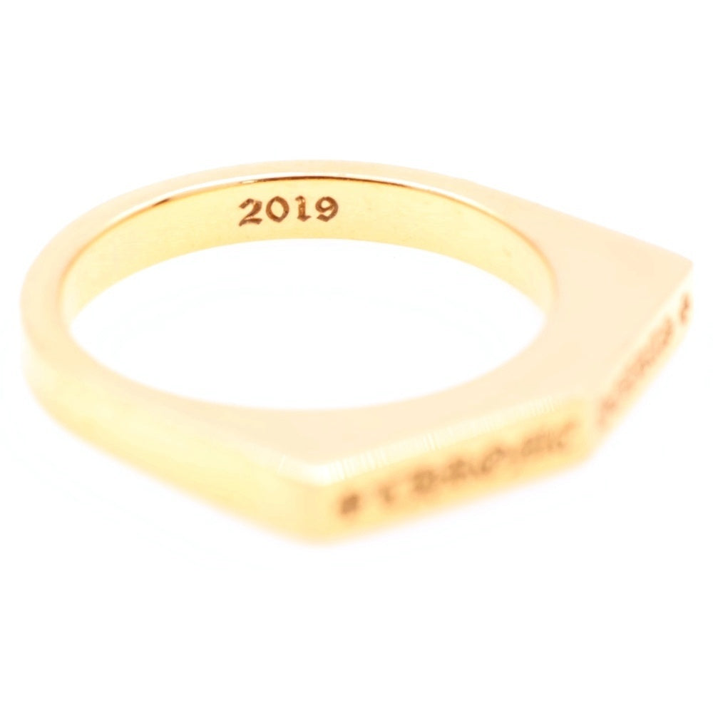 CHROME HEARTS(クロムハーツ) 22K PLUS LOGO RING プラスロゴリング ゴールド 指輪