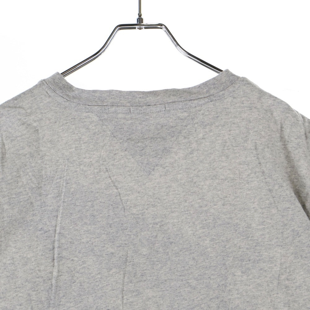 TOMMY JEANS(トミージーンズ) ロゴプリント クルーネック 半袖Tシャツ カットソー グレー