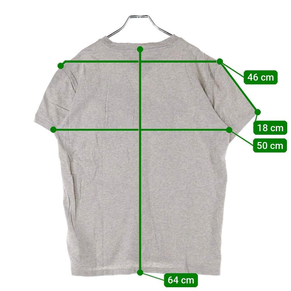 TOMMY JEANS(トミージーンズ) ロゴプリント クルーネック 半袖Tシャツ カットソー グレー