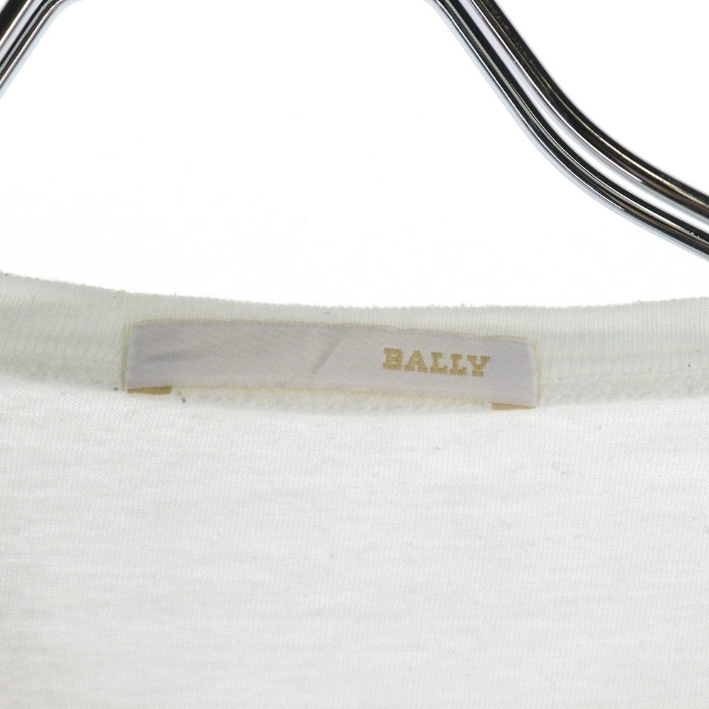 BALLY(バリー) クルーネック長袖Tシャツ ホワイト