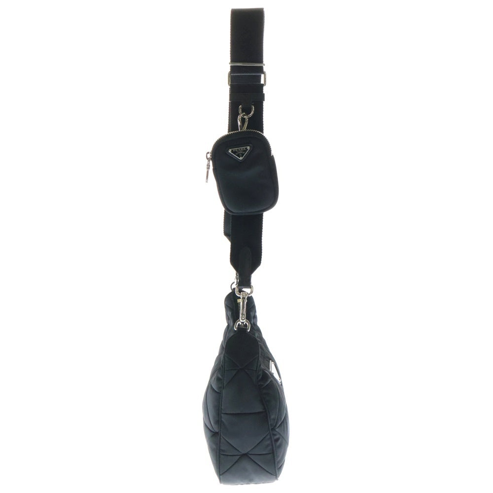 PRADA(プラダ) パテッド ショルダーバッグ ブラック ナイロン 1BC151