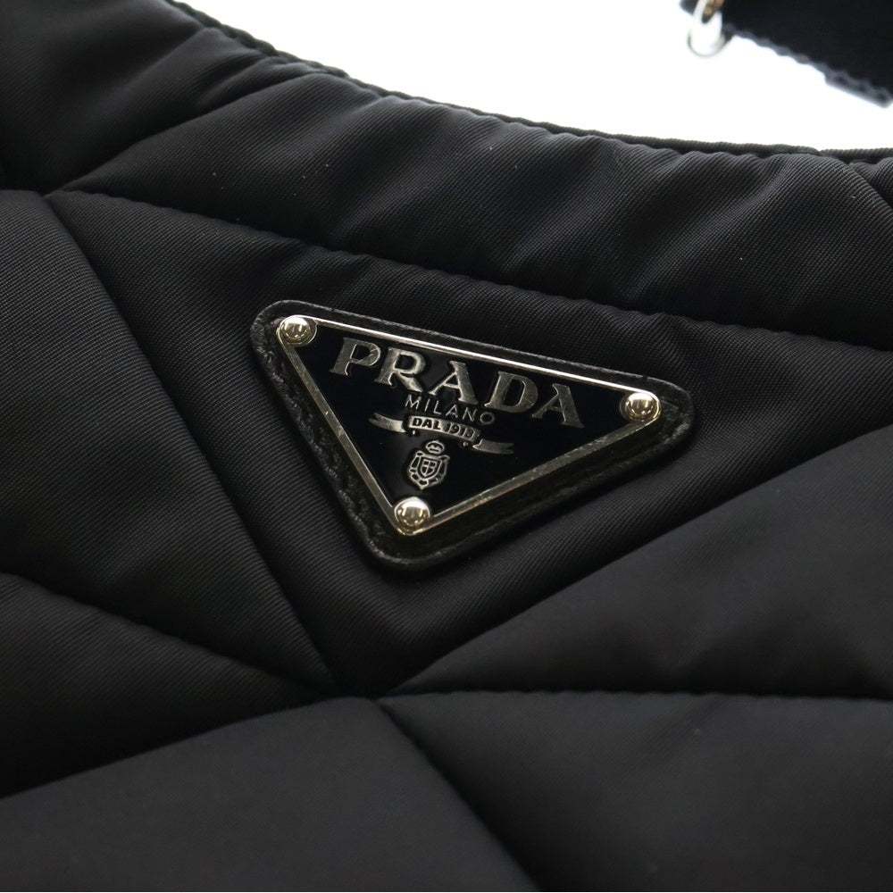 PRADA(プラダ) パテッド ショルダーバッグ ブラック ナイロン 1BC151