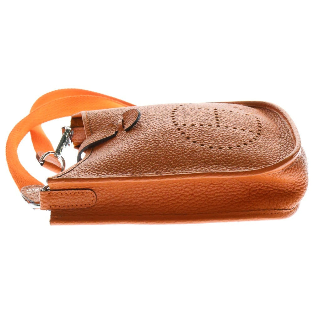 HERMES(エルメス) エブリンTPM オレンジ系 トリヨンクレマンス シルバー金具 T刻印 ショルダーバッグ