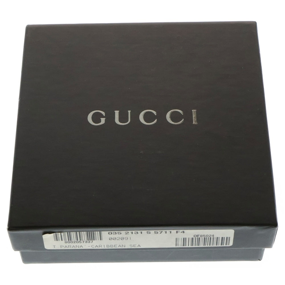 GUCCI(グッチ) カットアウトG ロゴ スクエア ペンダント ネックレストップ シルバー