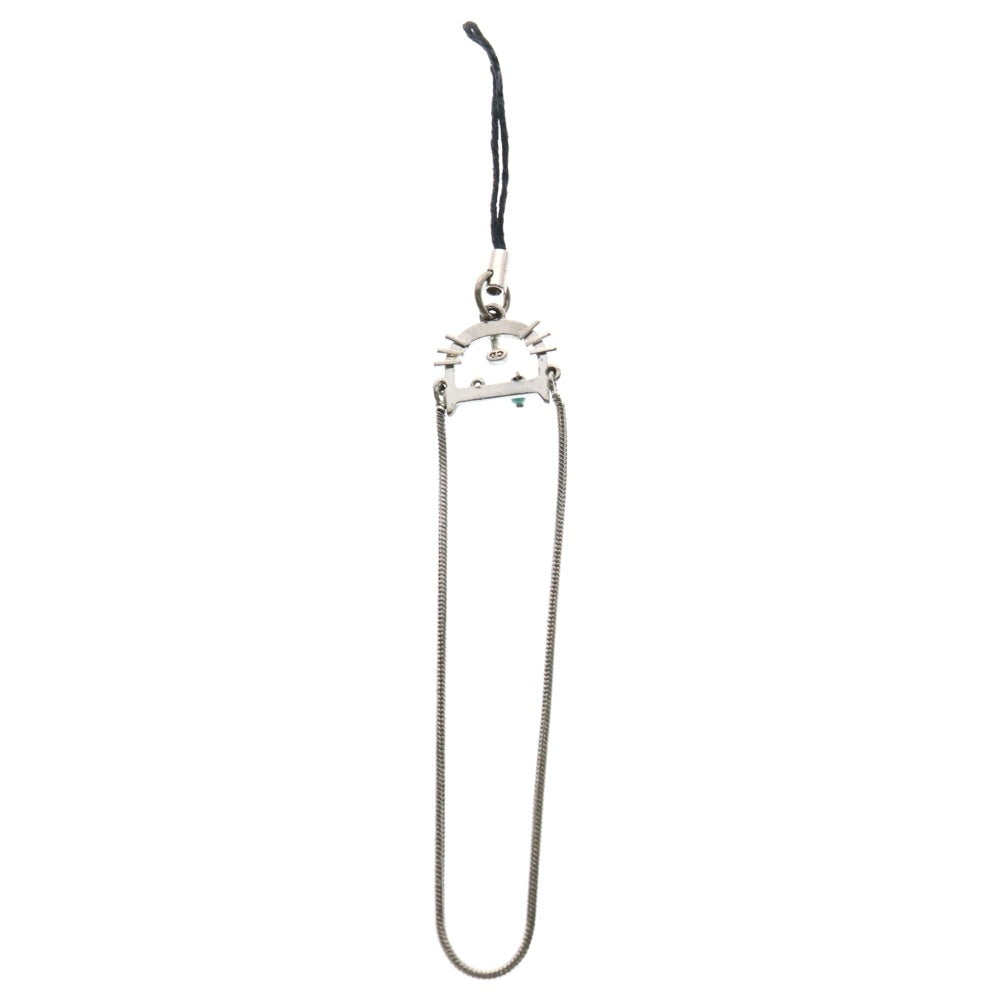 DIOR(ディオール) 猫 キャット Dロゴ キーホルダー ストラップ シルバー