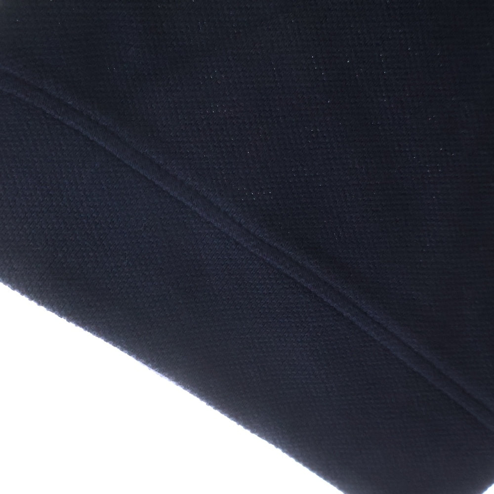 BURBERRY BLACK LABEL(バーバリー ブラックレーベル) ワンポイントロゴ刺繍 コットン 半袖ポロシャツ ネイビー D1P79-349-29
