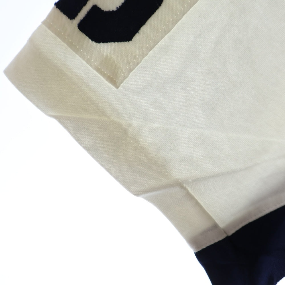 POLO RALPH LAUREN(ポロラルフローレン) ポロ刺繍 ワッペン バックプリント Vネック 半袖Tシャツ カットソー ホワイト