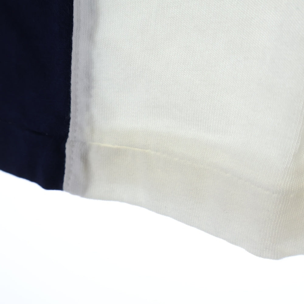 POLO RALPH LAUREN(ポロラルフローレン) ポロ刺繍 ワッペン バックプリント Vネック 半袖Tシャツ カットソー ホワイト