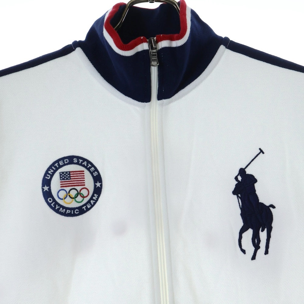 POLO RALPH LAUREN(ポロラルフローレン) 2012 ロンドン 五輪 USA 代表 ビッグポニー刺繍 トラックジャケット ホワイト