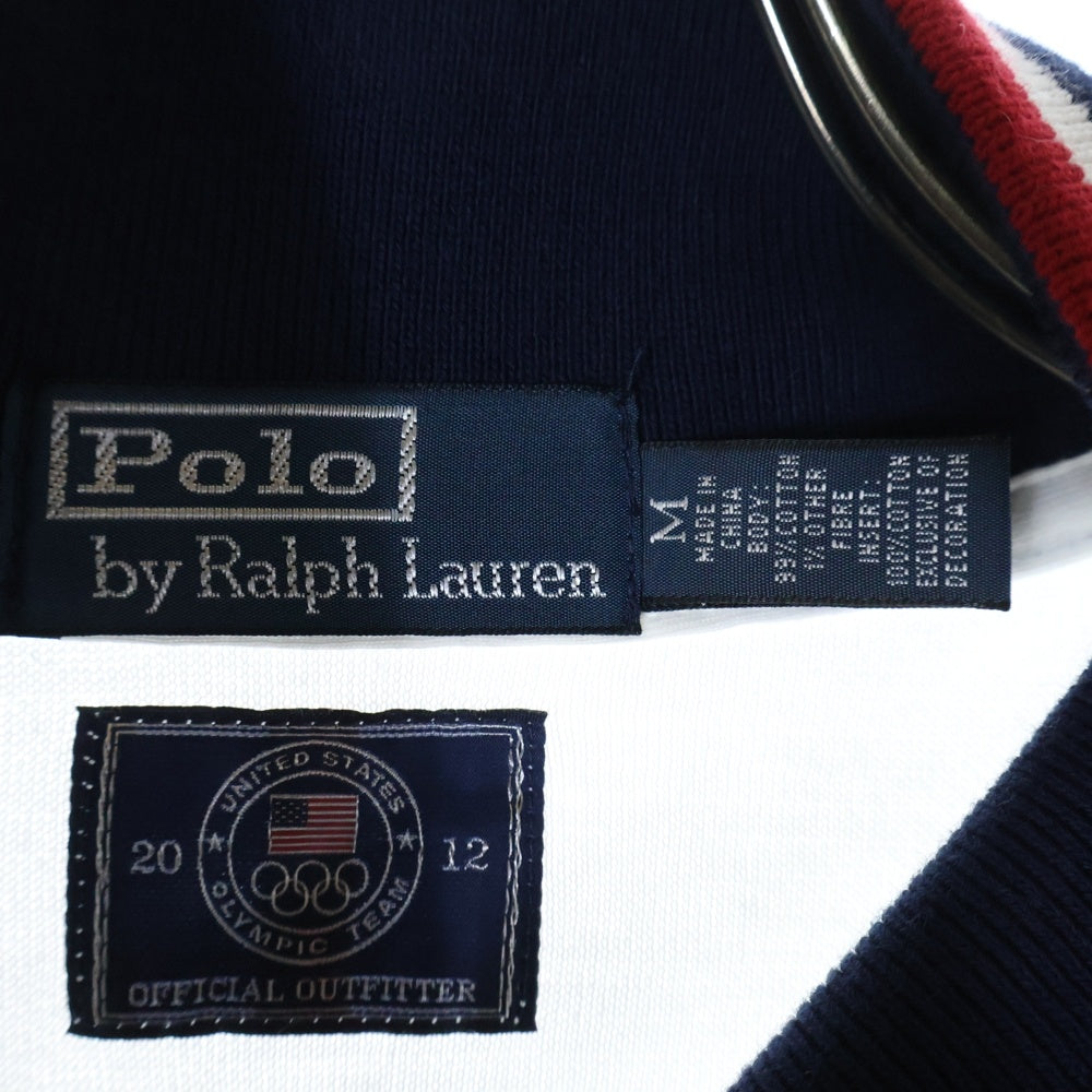 POLO RALPH LAUREN(ポロラルフローレン) 2012 ロンドン 五輪 USA 代表 ビッグポニー刺繍 トラックジャケット ホワイト