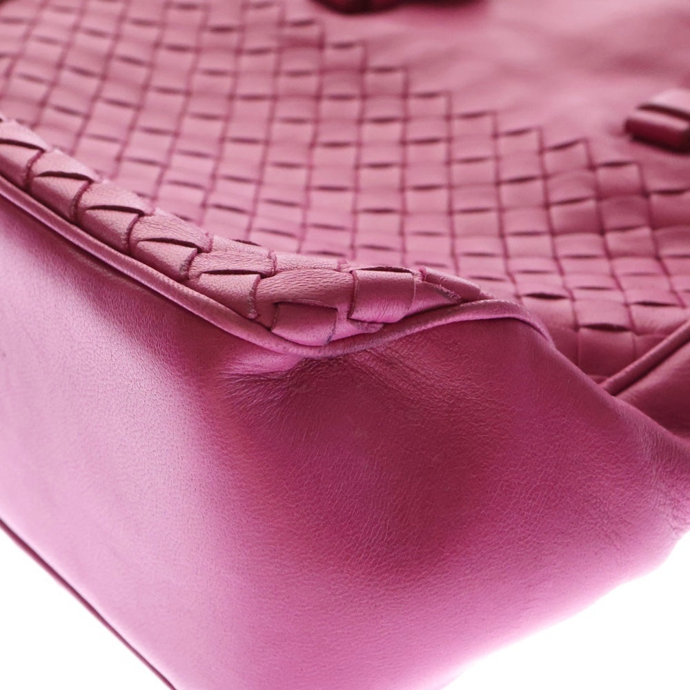 BOTTEGA VENETA(ボッテガヴェネタ) イントレチャート トートバッグ ハンドバッグ ミニバッグ ピンク レザー 125032