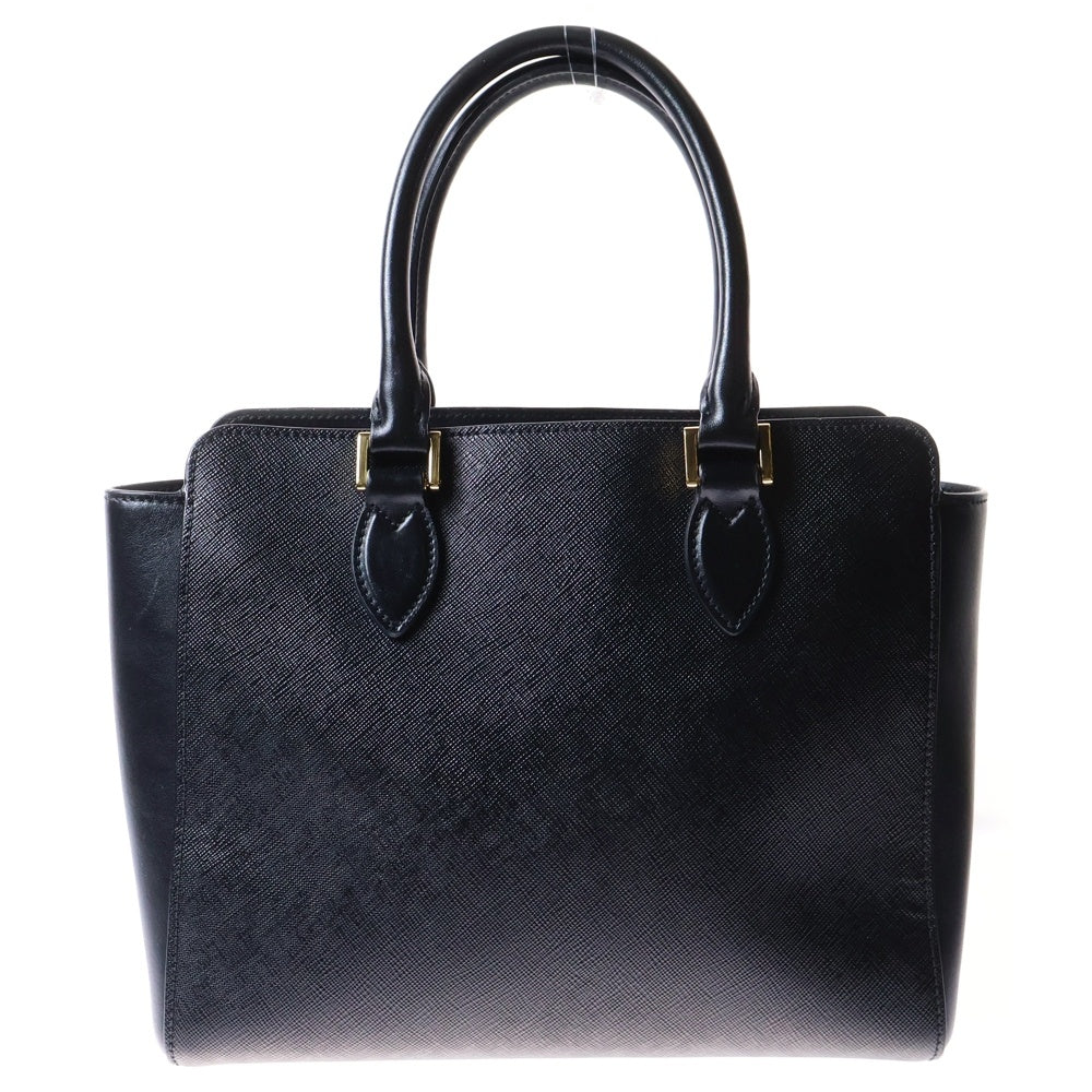 PRADA(プラダ) サフィアーノ トートバッグ ハンドバッグ ブラック ゴールド金具 レザー 1BA113