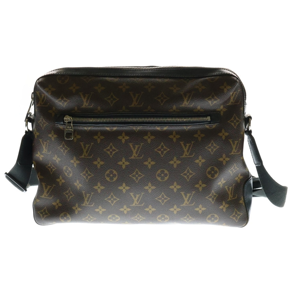 LOUIS VUITTON(ルイヴィトン) モノグラムマカサー トーレス ショルダーバッグ ブラウン×ブラック ゴールド金具 レザー×PVC M40387