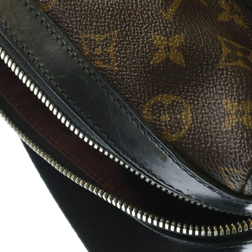 LOUIS VUITTON(ルイヴィトン) モノグラムマカサー トーレス ショルダーバッグ ブラウン×ブラック ゴールド金具 レザー×PVC M40387