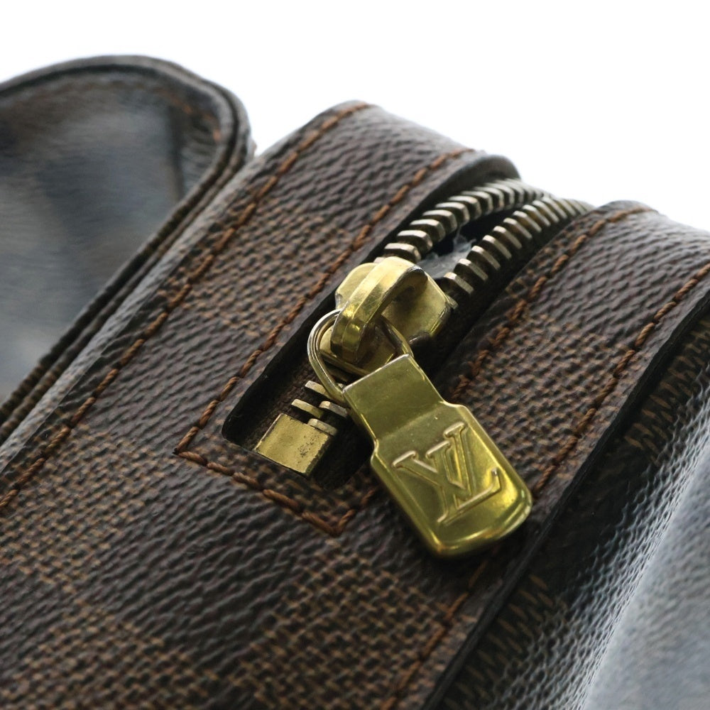 LOUIS VUITTON(ルイヴィトン) ダミエ ジェロニモス ウエストバッグ ボディバッグ ショルダーバッグ ブラウン ゴールド金具 N51994