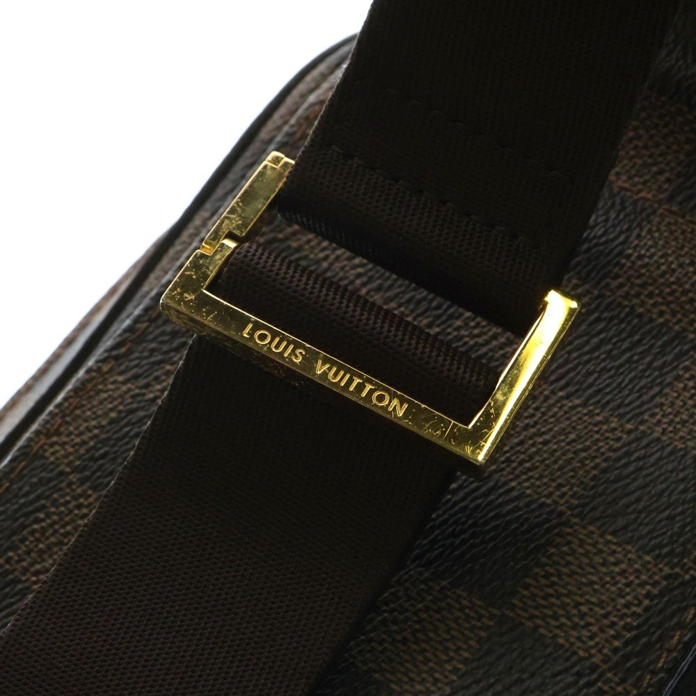 LOUIS VUITTON(ルイヴィトン) ダミエ ジェロニモス ウエストバッグ ボディバッグ ショルダーバッグ ブラウン ゴールド金具 N51994