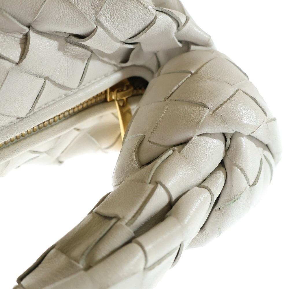 BOTTEGA VENETA(ボッテガヴェネタ) イントレチャート ミニジョディ レザーハンドバッグ ホワイト レディース