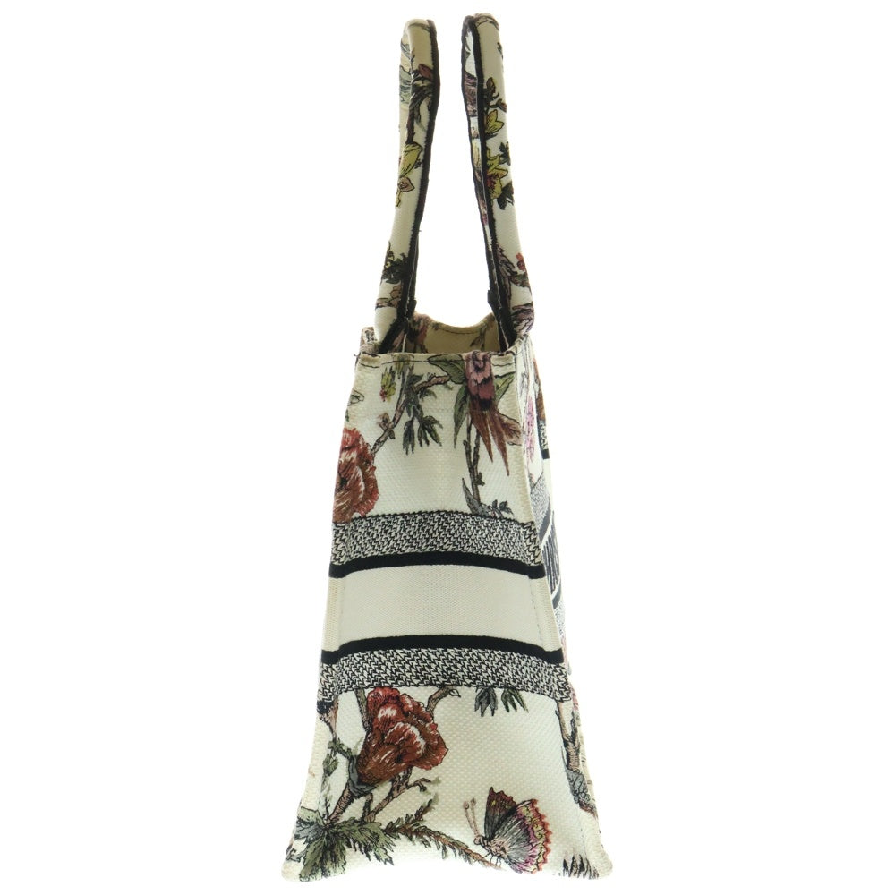 Christian Dior(クリスチャンディオール) ブックトート ミディアム 花柄 フラワーモチーフ ハンドバッグ トートバッグ