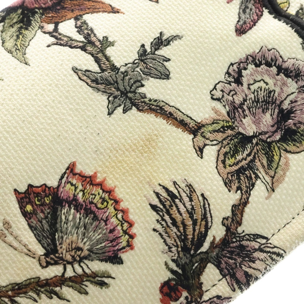 Christian Dior(クリスチャンディオール) ブックトート ミディアム 花柄 フラワーモチーフ ハンドバッグ トートバッグ