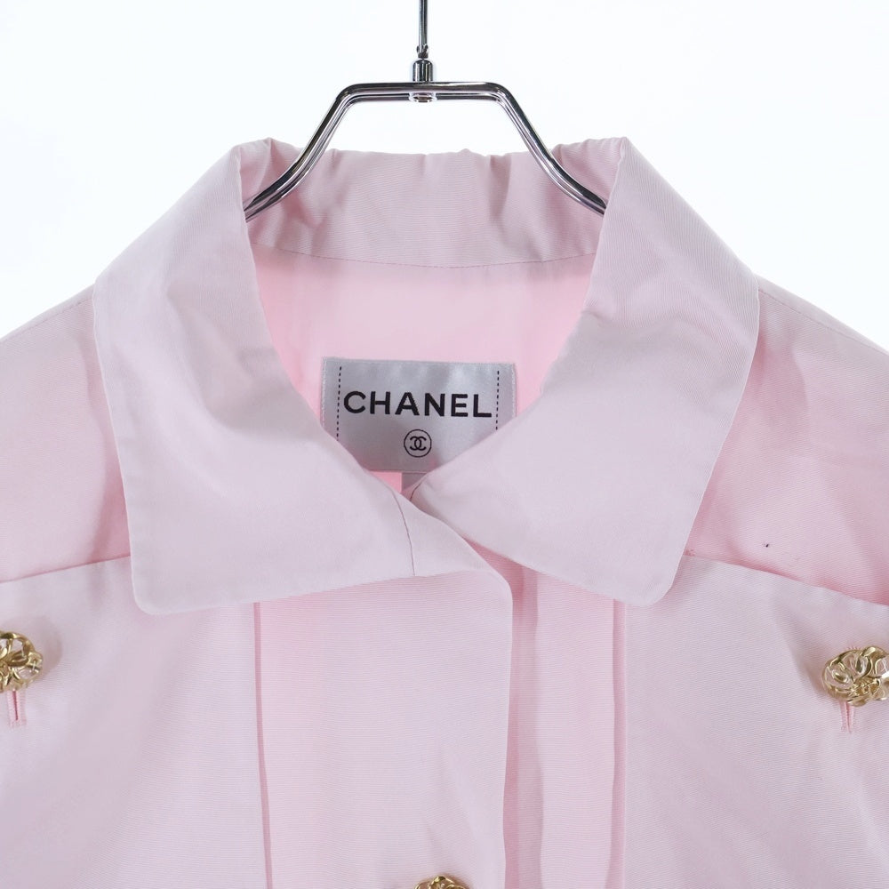 CHANEL(シャネル) Utility Jacket ココマークボタン ユーティリティジャケット ピンク P64419V60620