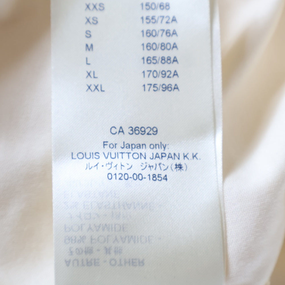 LOUIS VUITTON(ルイヴィトン) 20AW Iconic LV アイコニック LVプリント 半袖Tシャツ クリーム レディース RW202W YGC FJTS15