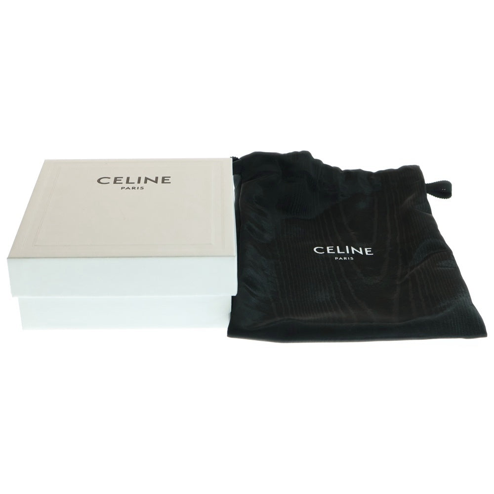 CELINE(セリーヌ) トリオンフバックル レザーベルト ブラック×ゴールド