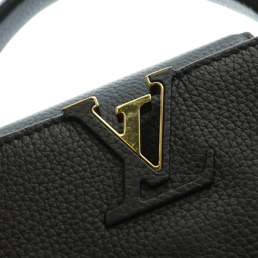 LOUIS VUITTON(ルイヴィトン) LV カプシーヌBB ノワール トリヨン 2WAY レザーハンドバッグ ショルダーバッグ ブラック レディース M94755