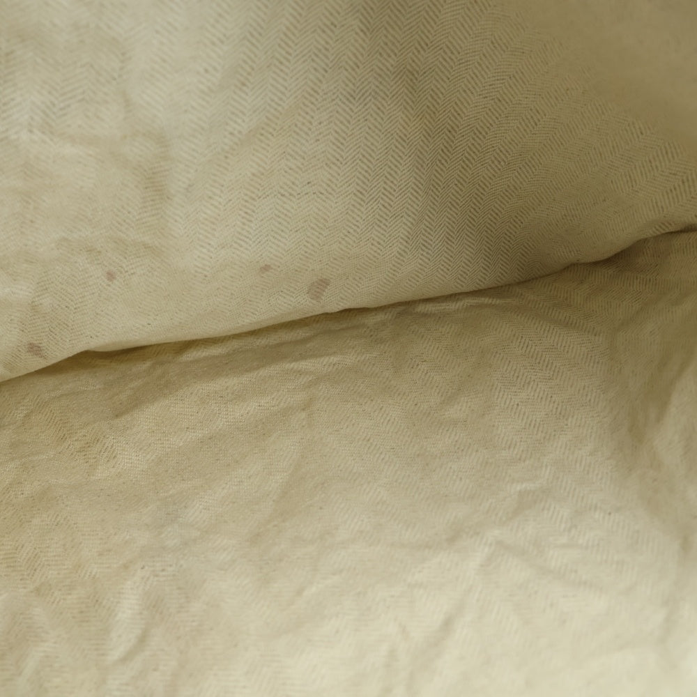 LOEWE(ロエベ) ドローストリングポーチ 巾着バッグ セカンドバッグ 鳥モチーフ ブラック×アイボリー キャンバス