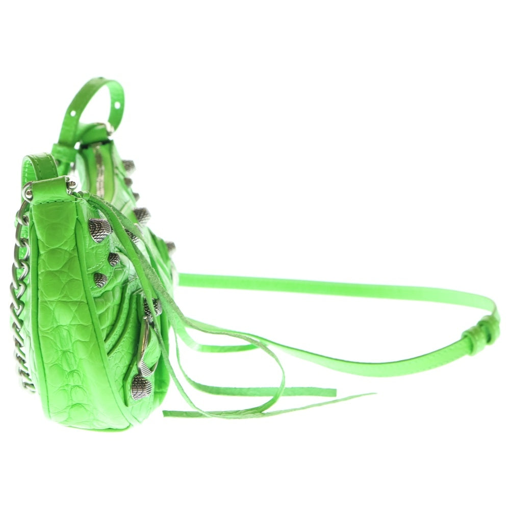 BALENCIAGA(バレンシアガ) ルカゴール ショルダーバッグ グリーン レザー 695814