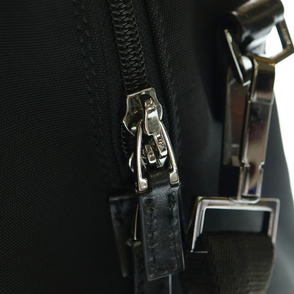 GUCCI(グッチ) スクエアG 2WAY ボストンバッグ ブラック ナイロン 114674