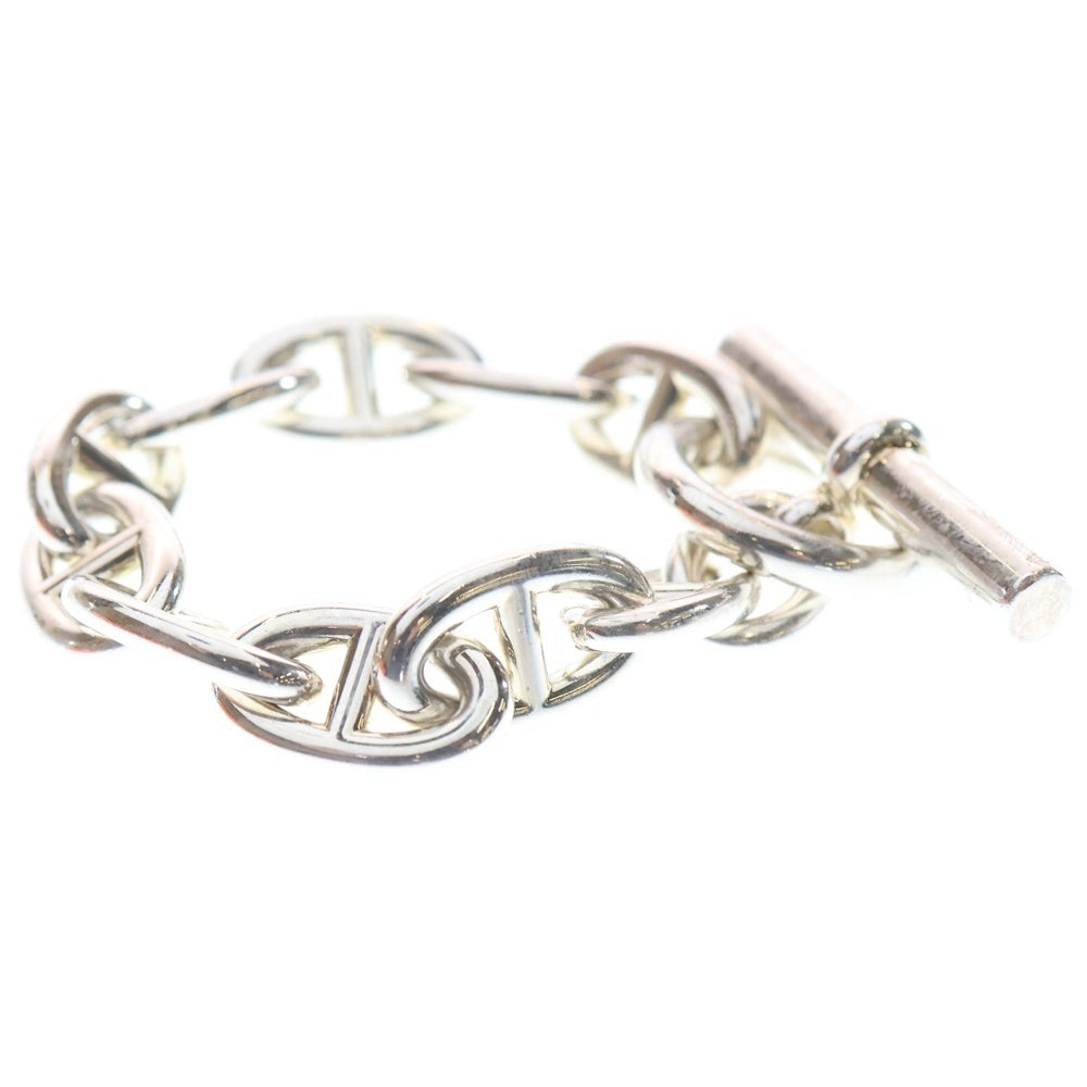 HERMES(エルメス) Chaine d'Ancre TGM シェーヌダンクル TGM 10コマ チェーンブレスレット シルバー