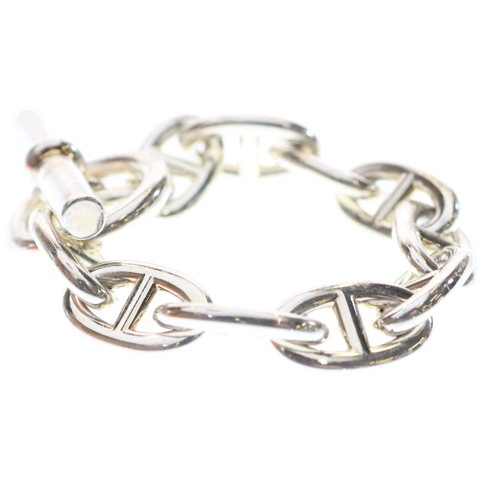 HERMES(エルメス) Chaine d'Ancre TGM シェーヌダンクル TGM 10コマ チェーンブレスレット シルバー