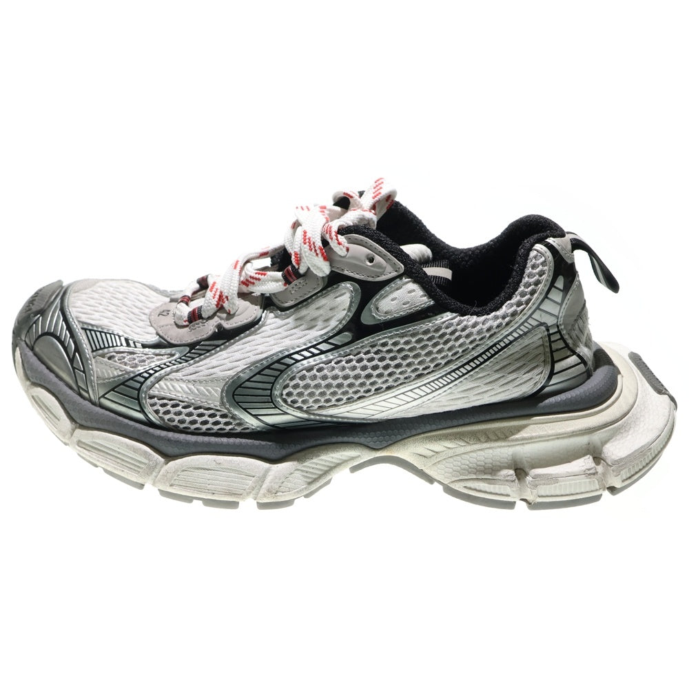 BALENCIAGA(バレンシアガ) 3XL SNEAKER スリーエックスエル ユーズド加工 メッシュ レースアップ ローカットシューズ スニーカー グレー/ホワイト 734734