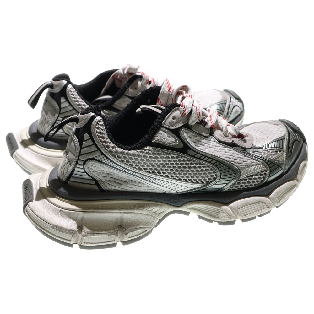 BALENCIAGA(バレンシアガ) 3XL SNEAKER スリーエックスエル ユーズド加工 メッシュ レースアップ ローカットシューズ スニーカー グレー/ホワイト 734734