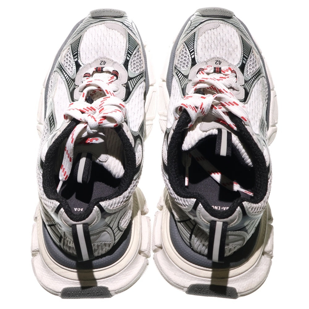 BALENCIAGA(バレンシアガ) 3XL SNEAKER スリーエックスエル ユーズド加工 メッシュ レースアップ ローカットシューズ スニーカー グレー/ホワイト 734734