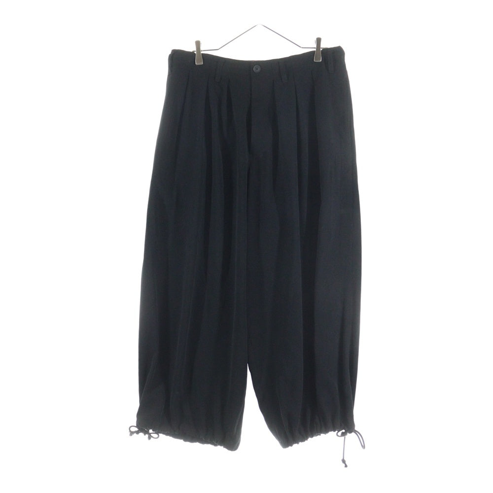 Yohji Yamamoto(ヨウジヤマモト) TA TUXEDO SLIM BALLON PANTS トリアセテート スリム 細 バルーンパンツ ブラック HP-P15-500