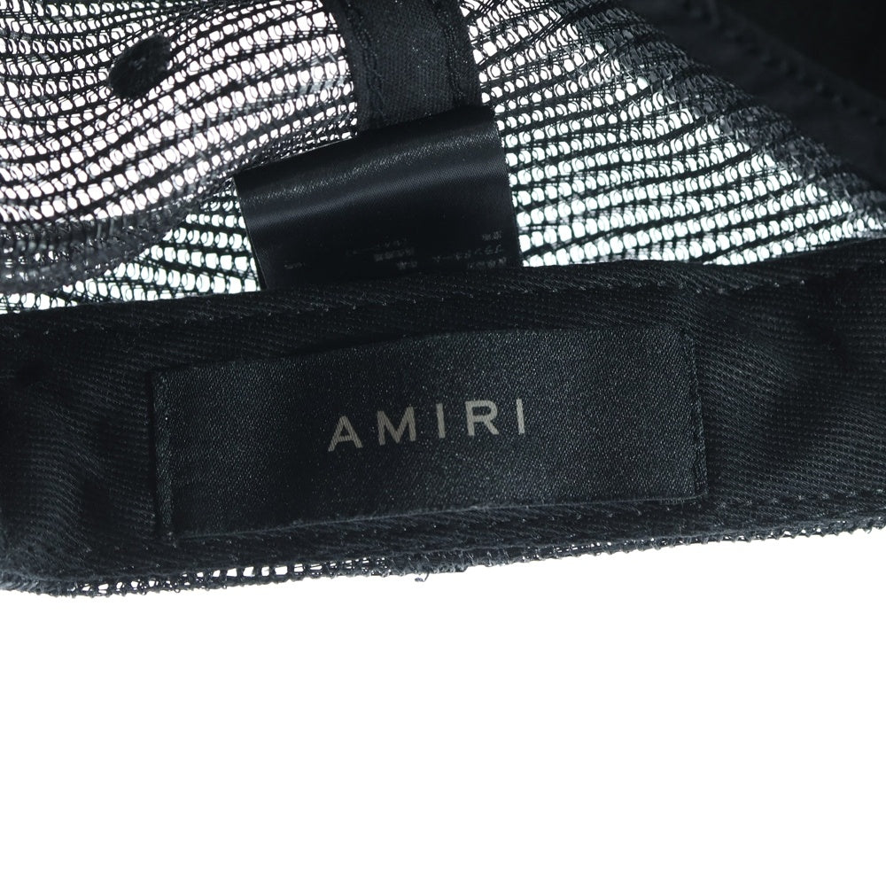 AMIRI(アミリ) STAR TRUCKER HAT キャップ スター ブラック コットン 帽子